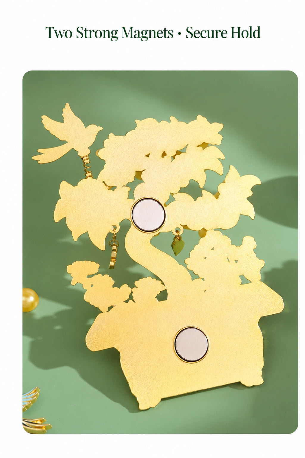 Eastern Aura Golden Laurel Heritage Art Magnet — product detail image 13