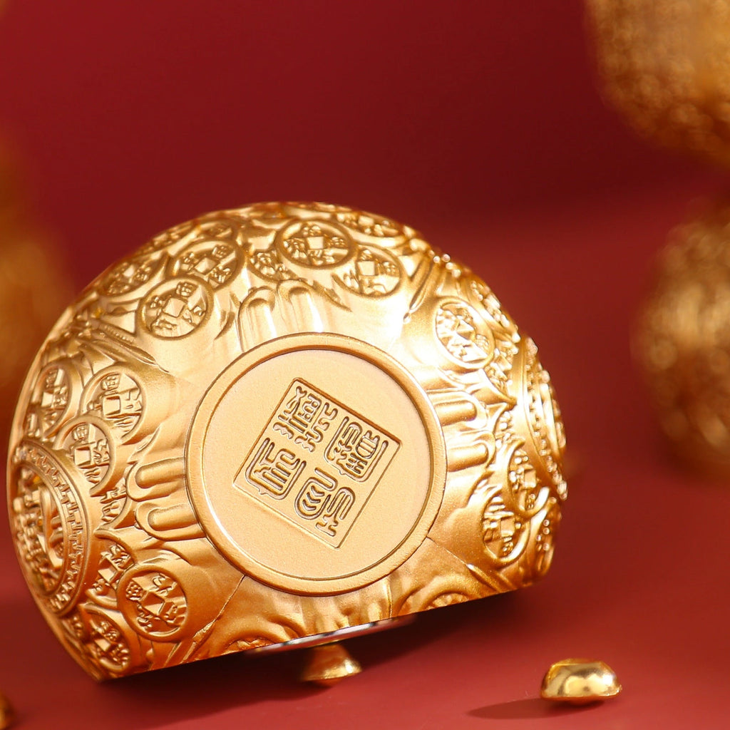 Eastern Aura Imperial Golden Rice Bowl Art Magnet — product detail image 2