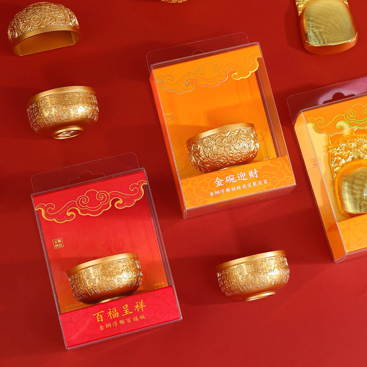 Eastern Aura Imperial Golden Rice Bowl Art Magnet — product detail image 4