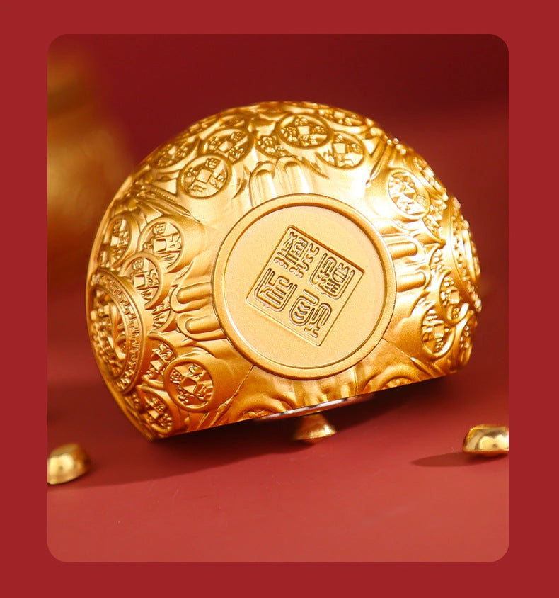 Eastern Aura Imperial Golden Rice Bowl Art Magnet — product detail image 12