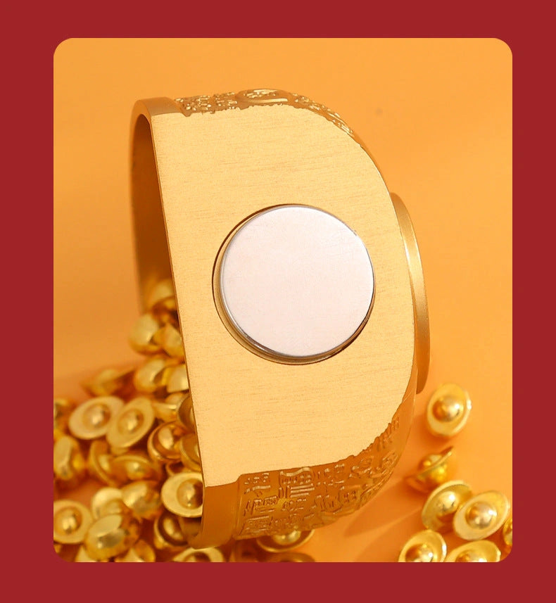 Eastern Aura Imperial Golden Rice Bowl Art Magnet — product detail image 13