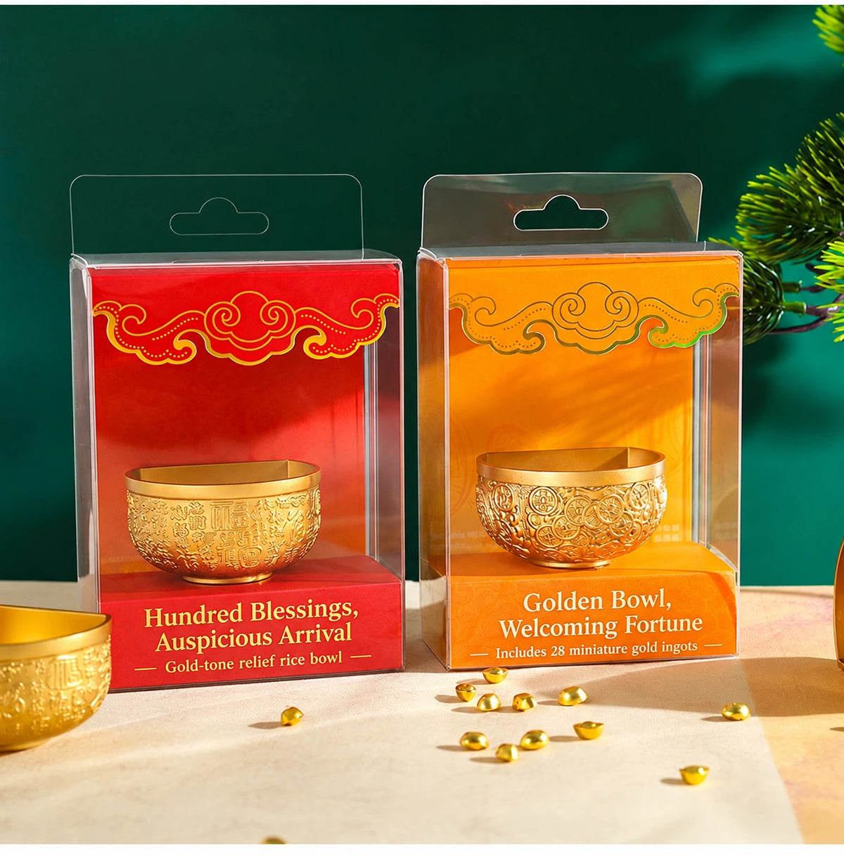 Eastern Aura Imperial Golden Rice Bowl Art Magnet — product detail image 15