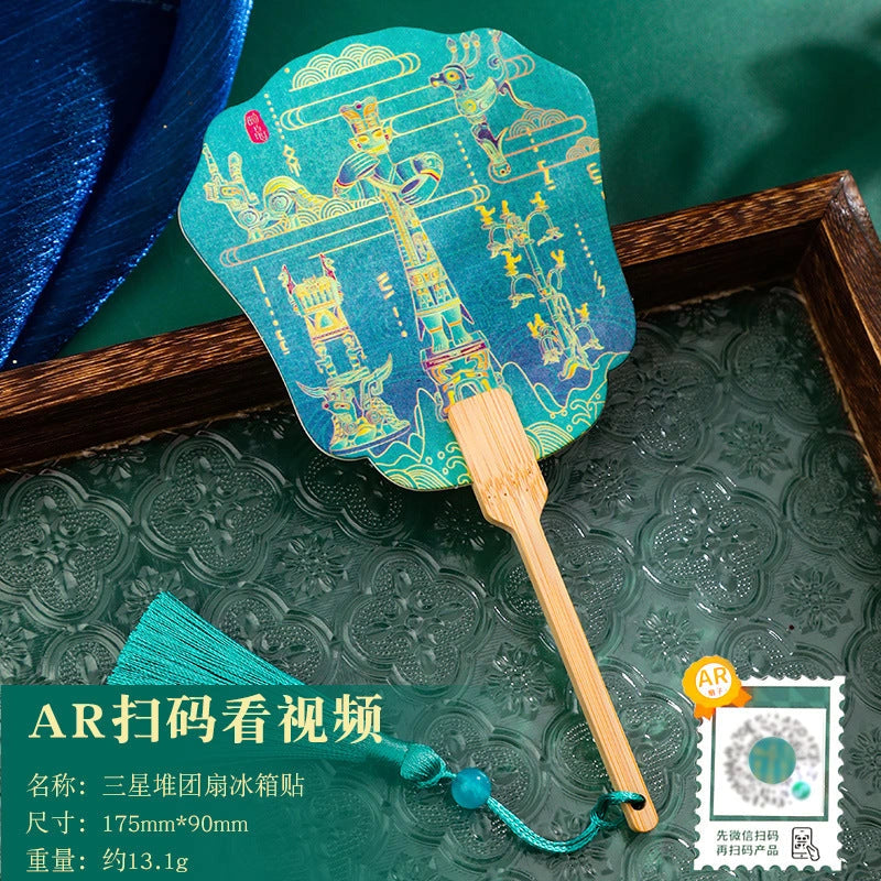 Eastern Aura Four Towers AR Folding Fan Magnet — product detail image 23