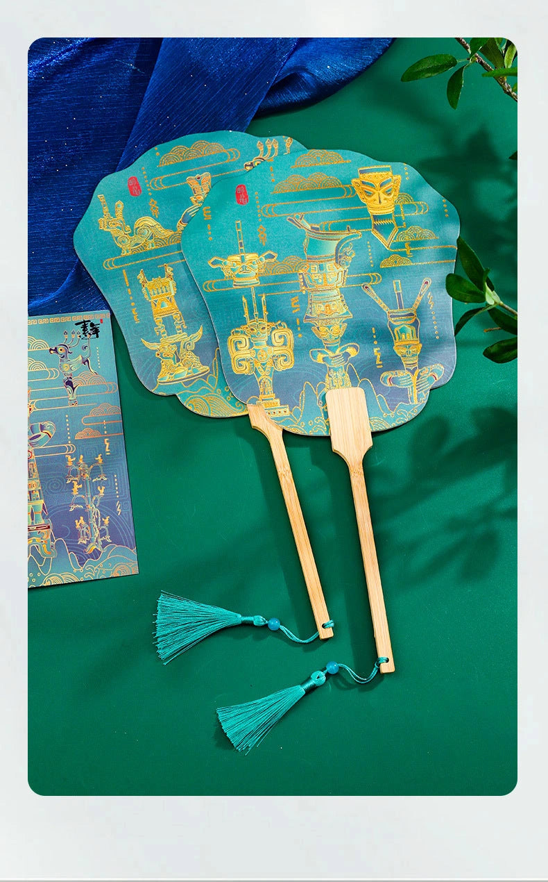Eastern Aura Four Towers AR Folding Fan Magnet — product detail image 29