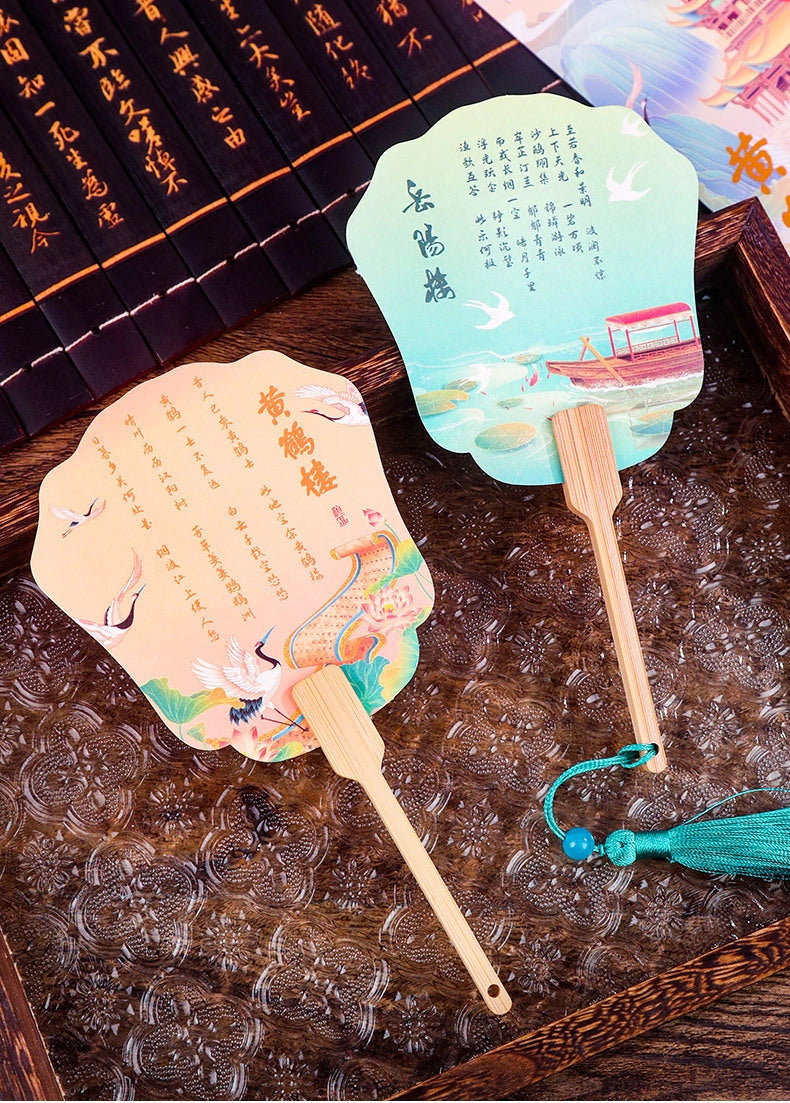 Eastern Aura Four Towers AR Folding Fan Magnet — product detail image 41