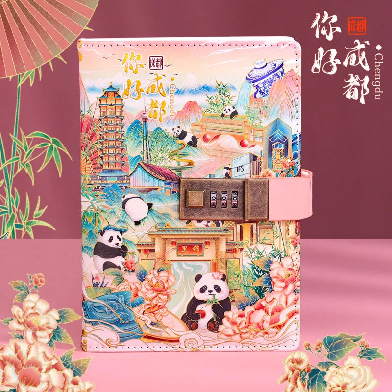 Eastern Aura Lockable A5 Heritage Journal — hero product image 1