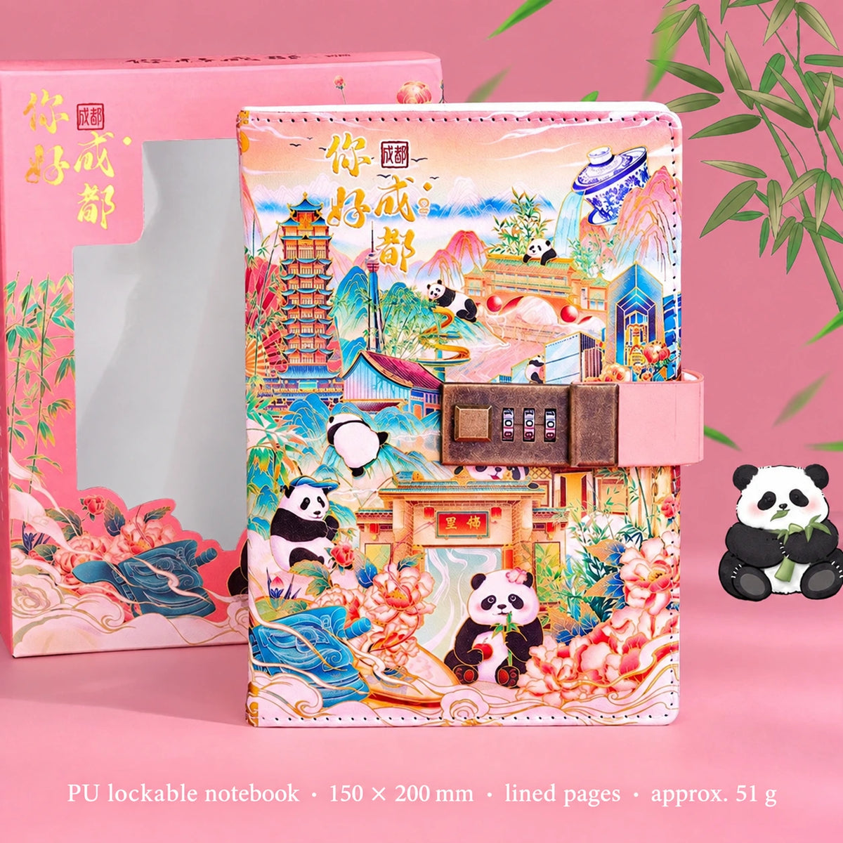 Eastern Aura Lockable A5 Heritage Journal — product detail image 12
