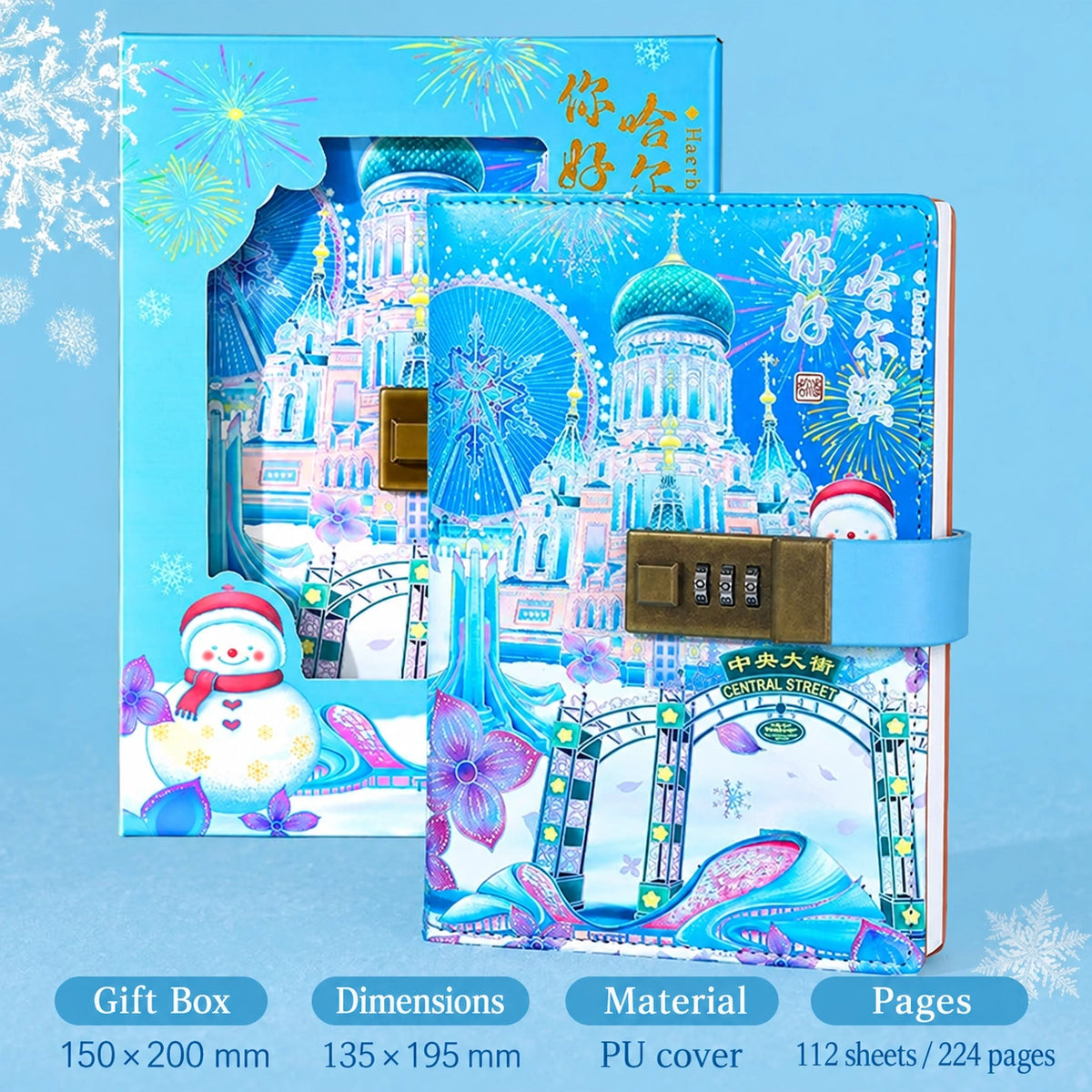 Eastern Aura Lockable A5 Heritage Journal — product detail image 19
