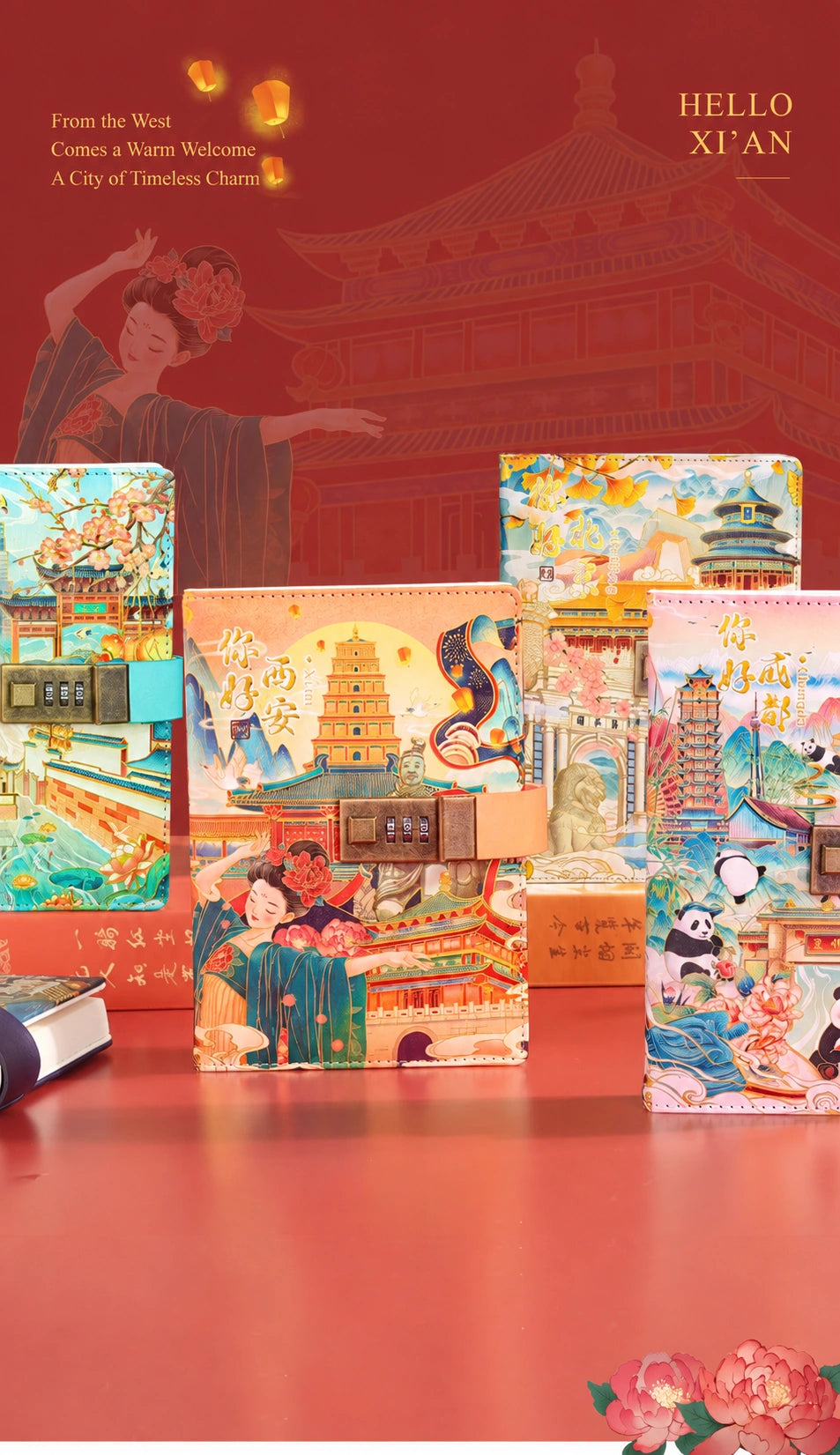 Eastern Aura Lockable A5 Heritage Journal — product detail image 30