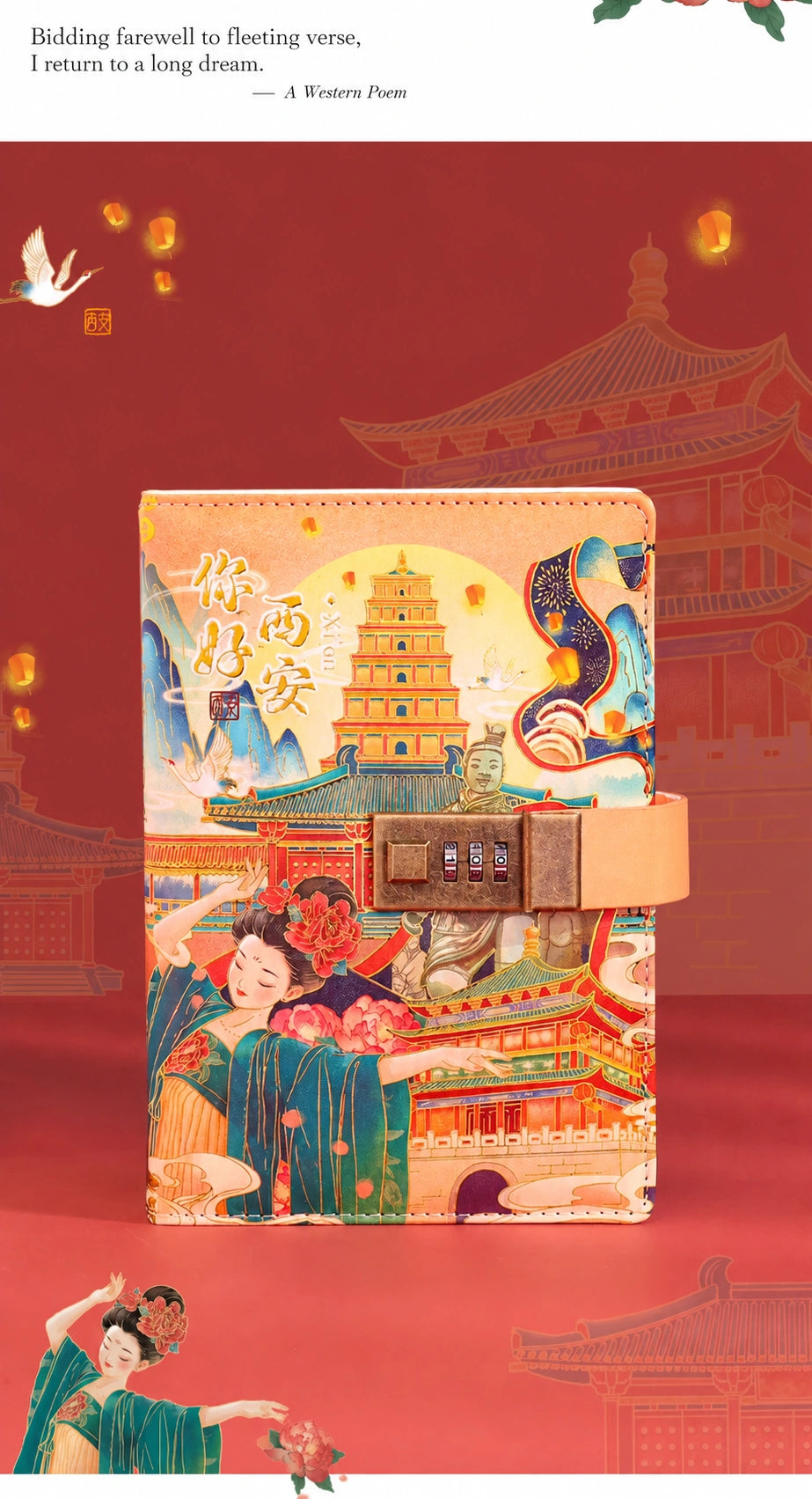 Eastern Aura Lockable A5 Heritage Journal — product detail image 31