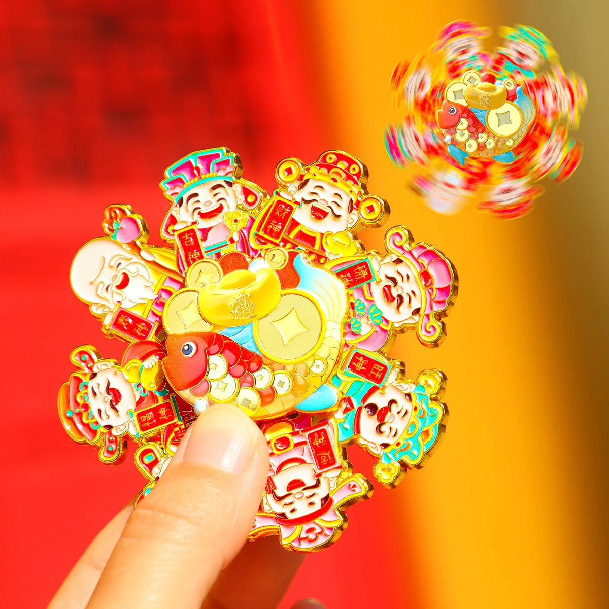 Eastern Aura Year of the Horse Quicksand Art Magnet — product detail image 3