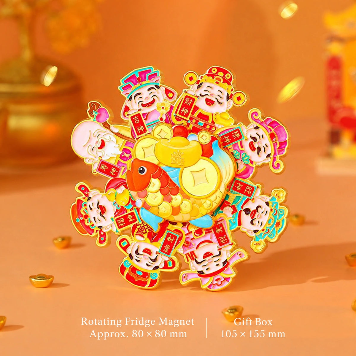 Eastern Aura Year of the Horse Quicksand Art Magnet — product detail image 8