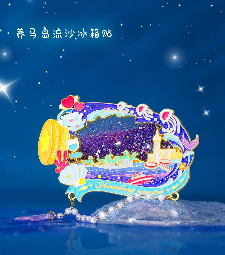 Eastern Aura Year of the Horse Quicksand Art Magnet — product detail image 25