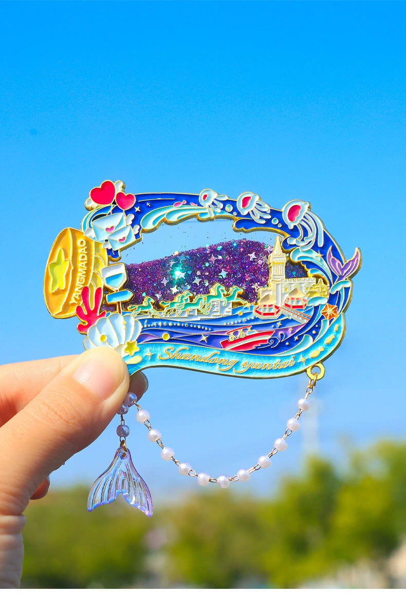 Eastern Aura Year of the Horse Quicksand Art Magnet — product detail image 29