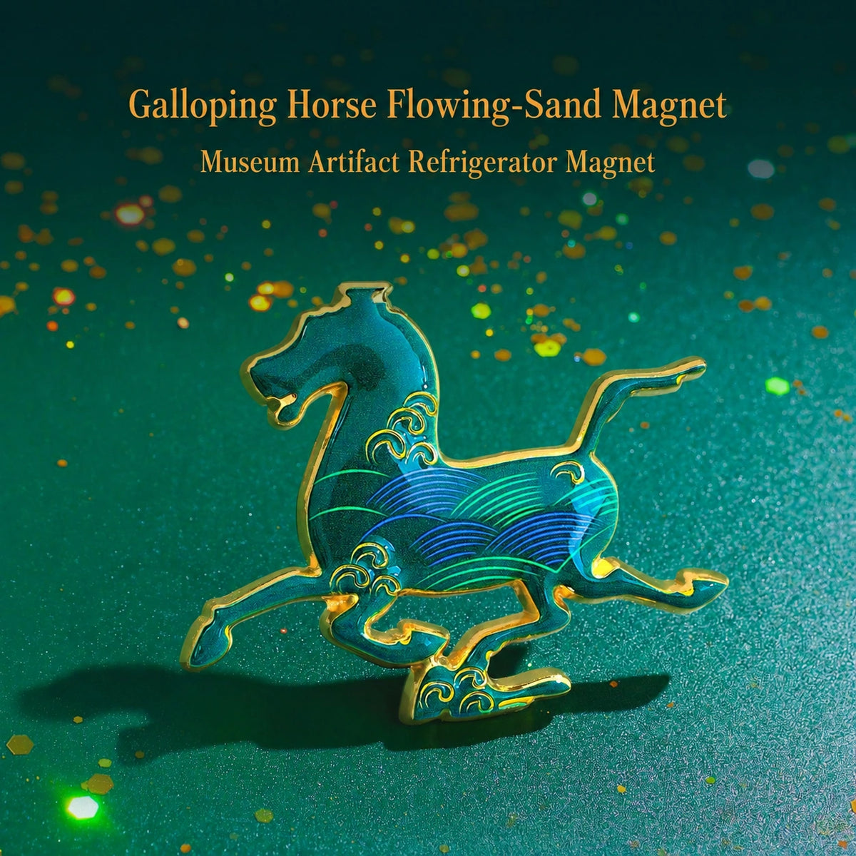 Eastern Aura Changxin Palace Lantern AR Art Magnet — product detail image 3