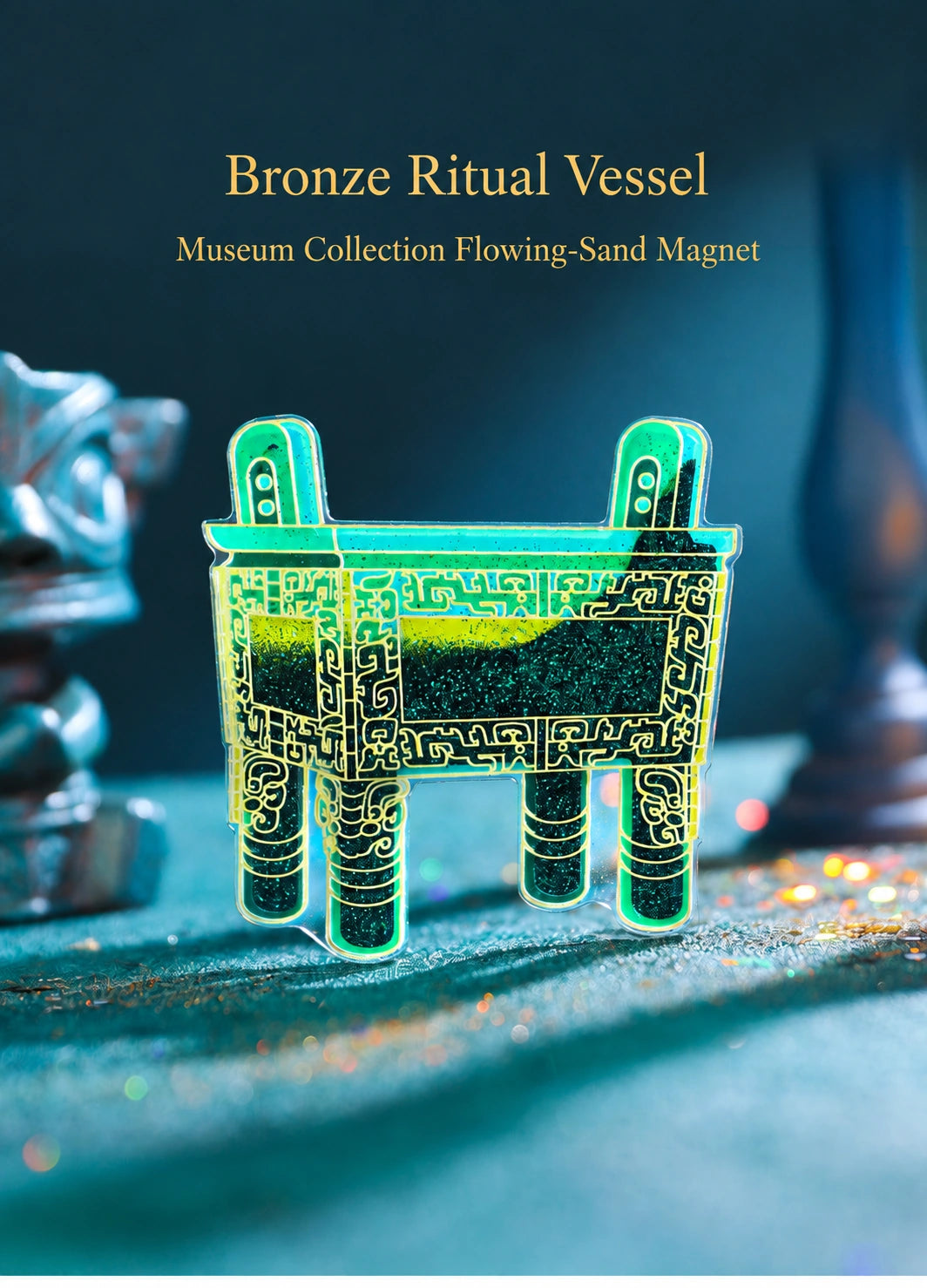 Eastern Aura Changxin Palace Lantern AR Art Magnet — product detail image 12