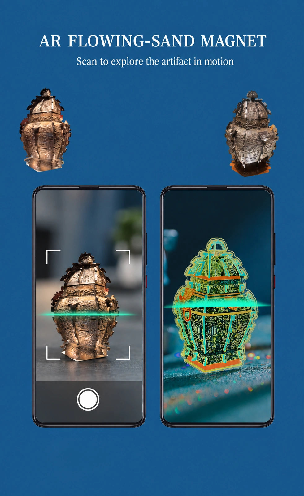Eastern Aura Changxin Palace Lantern AR Art Magnet — product detail image 22