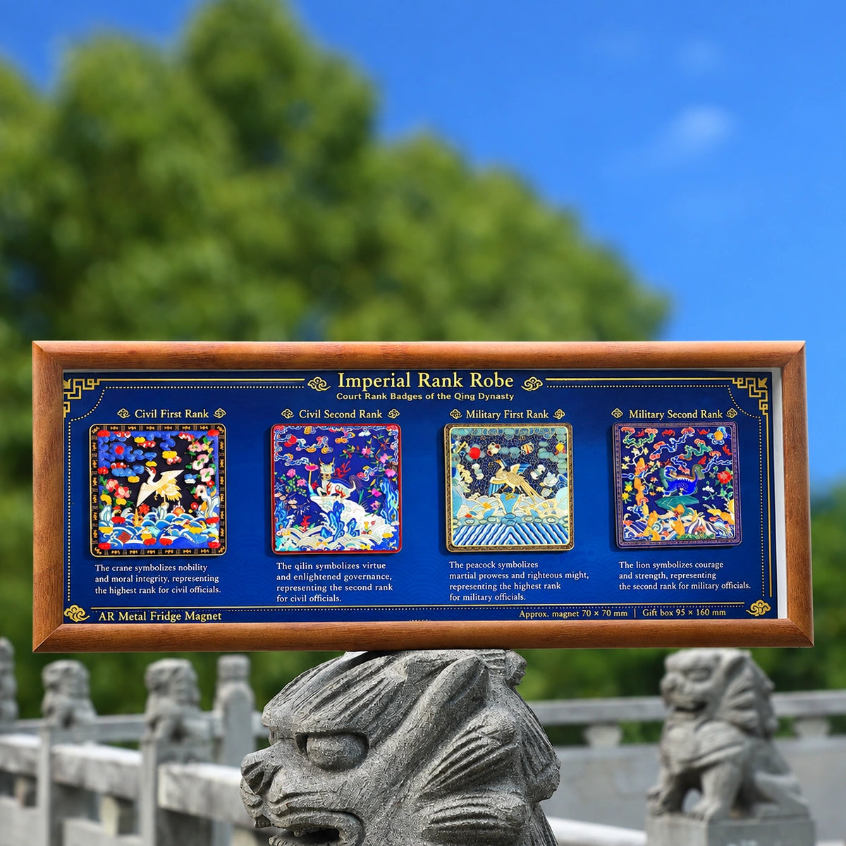 Eastern Aura Imperial Rank Robe AR Art Magnet — hero product image 1