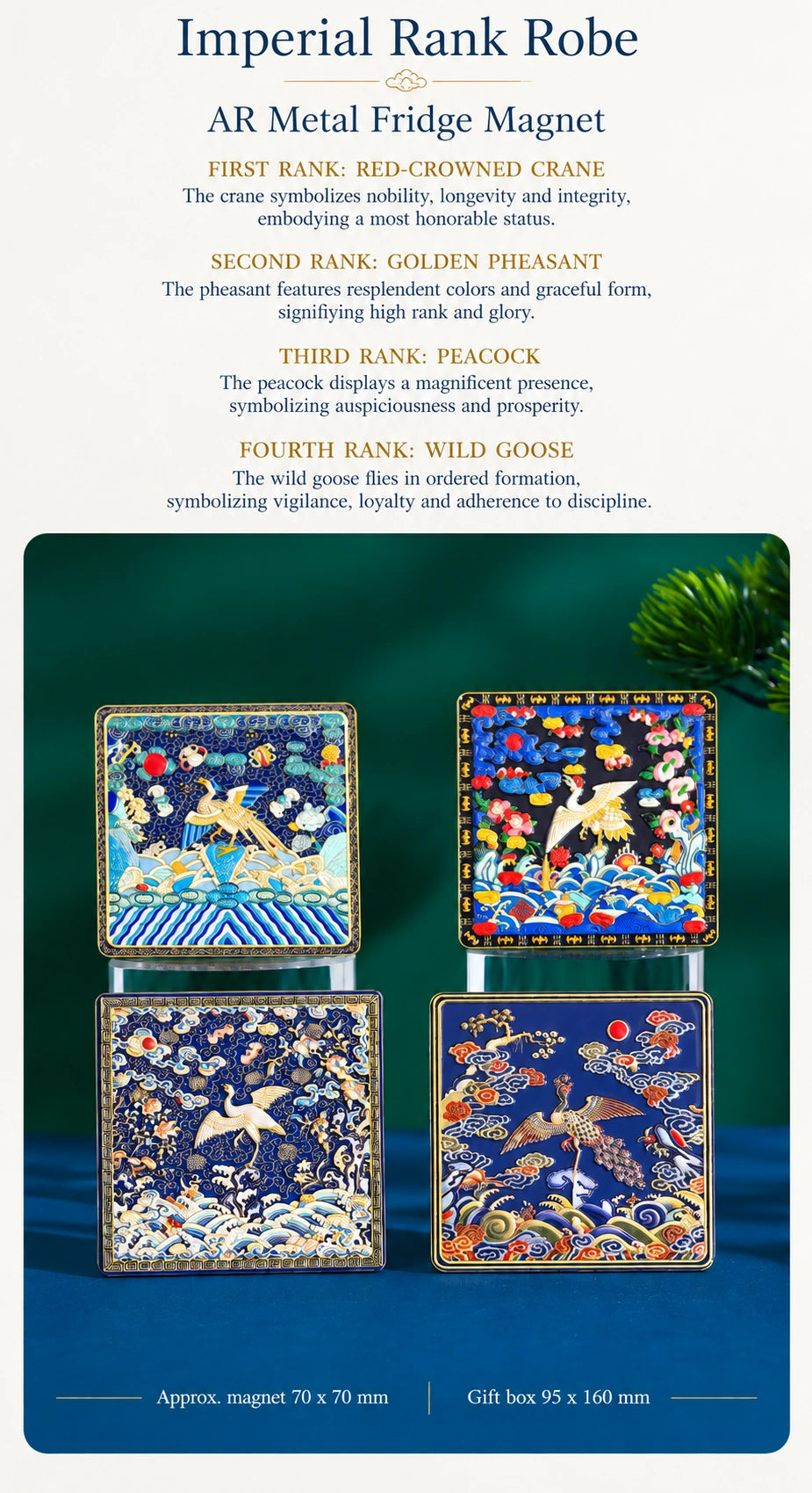 Eastern Aura Imperial Rank Robe AR Art Magnet — product detail image 15