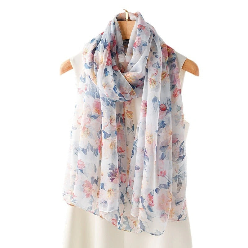 Eastern Aura Soft-Woven Summer Art Shawl — product detail image 5