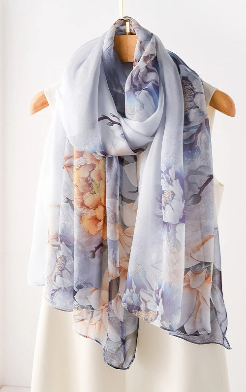 Eastern Aura Soft-Woven Summer Art Shawl — product detail image 7