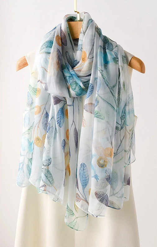 Eastern Aura Soft-Woven Summer Art Shawl — product detail image 21
