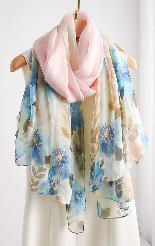 Eastern Aura Soft-Woven Summer Art Shawl — product detail image 25