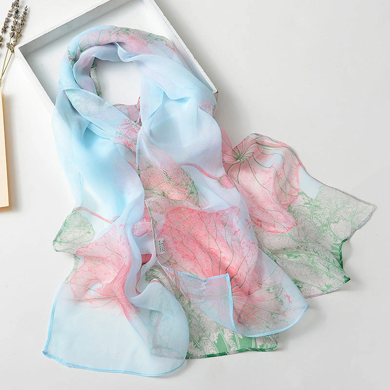 Eastern Aura Soft-Woven Summer Art Shawl — product detail image 48