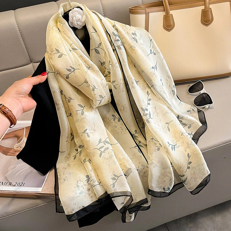 Eastern Aura Soft-Woven Summer Art Shawl — product detail image 50