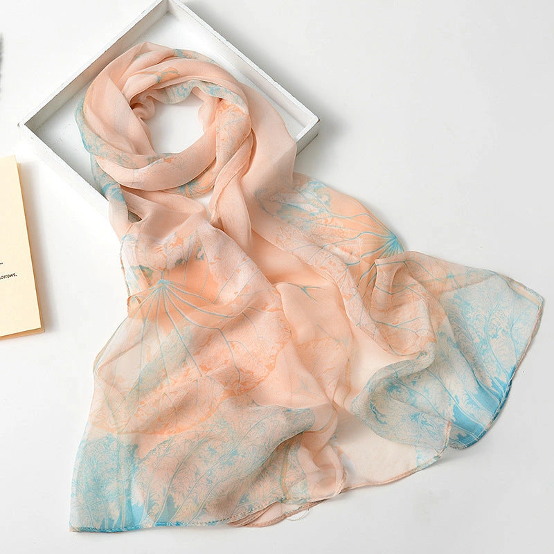 Eastern Aura Soft-Woven Summer Art Shawl — product detail image 51