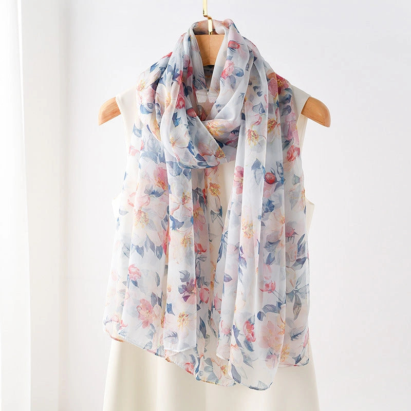 Eastern Aura Soft-Woven Summer Art Shawl — product detail image 57