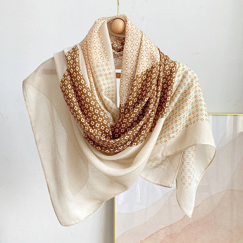 Eastern Aura Soft-Woven Summer Art Shawl — product detail image 63