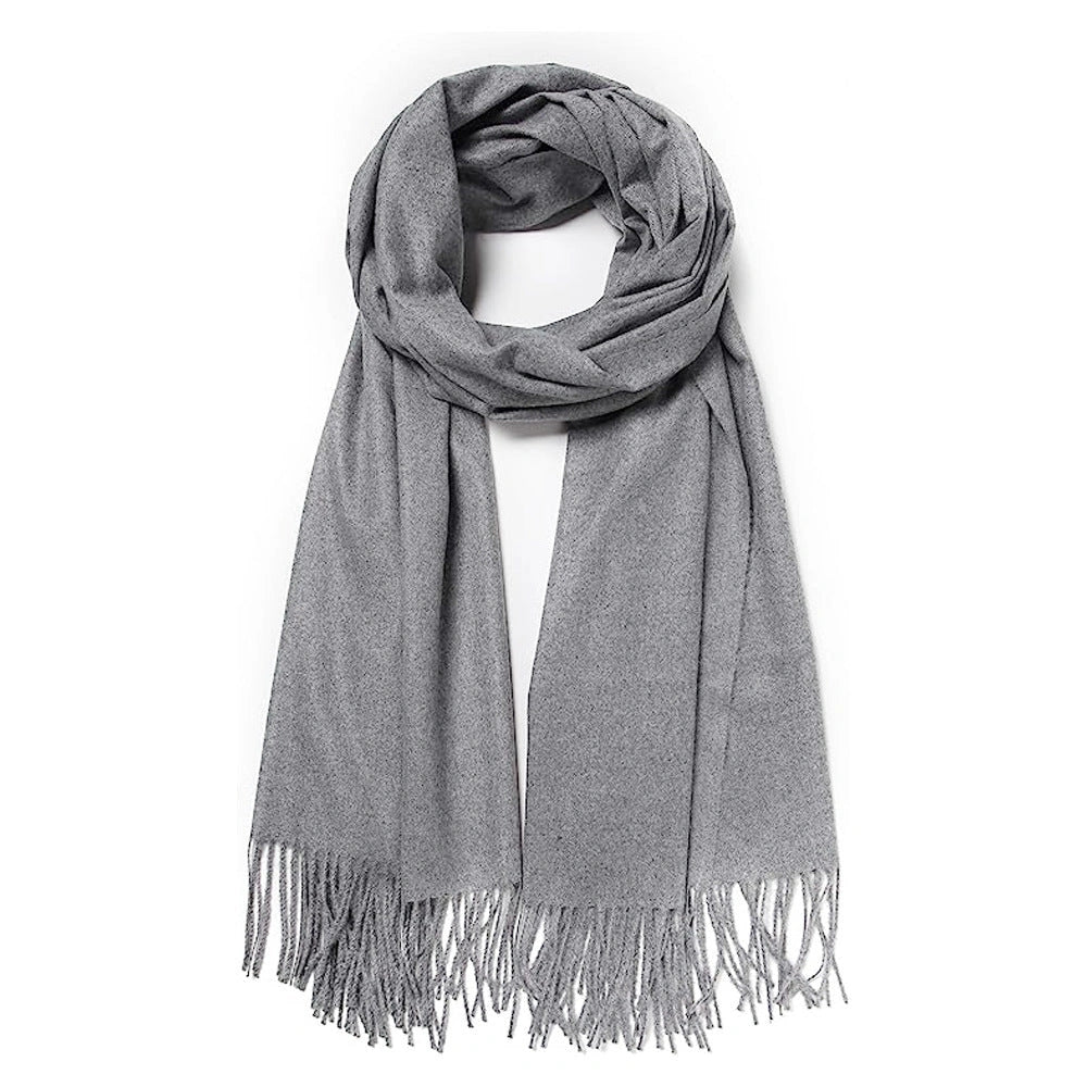Eastern Aura Cashmere-Feel Solid Winter Scarf Wrap — product detail image 21