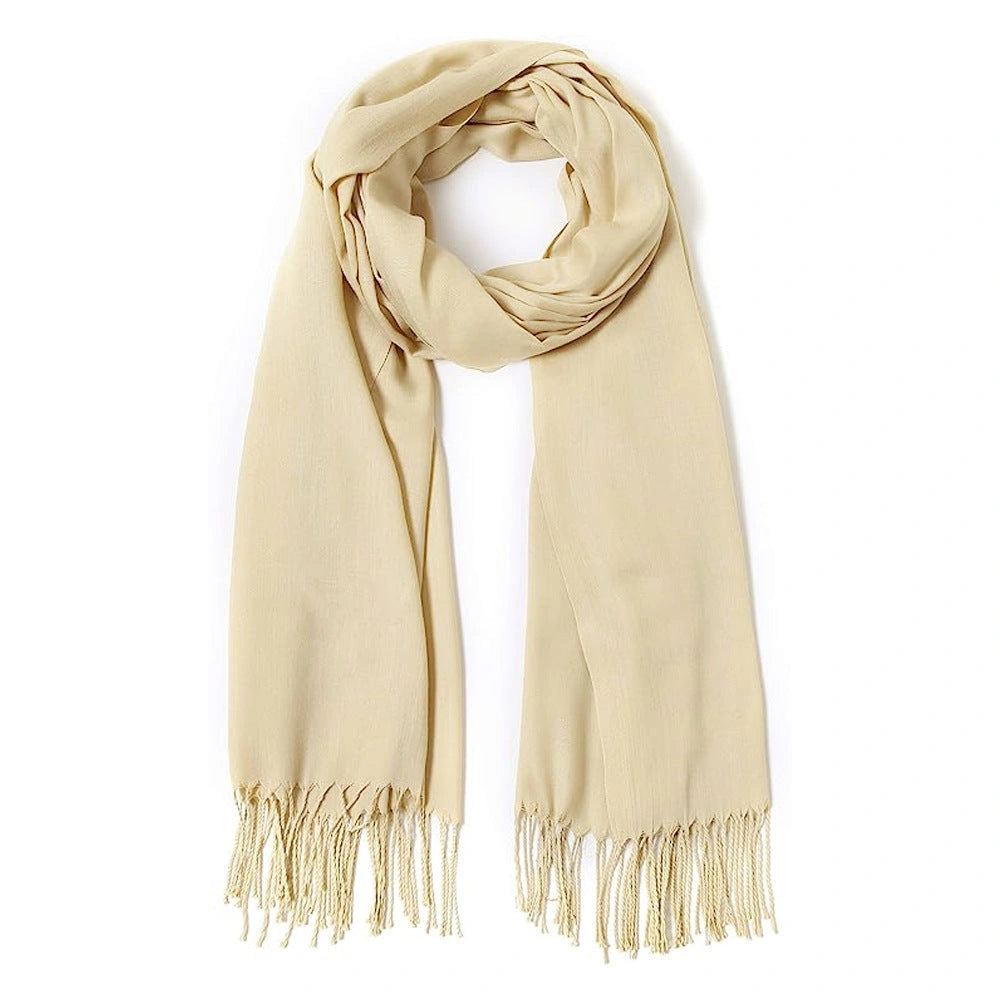 Eastern Aura Cashmere-Feel Solid Winter Scarf Wrap — product detail image 26