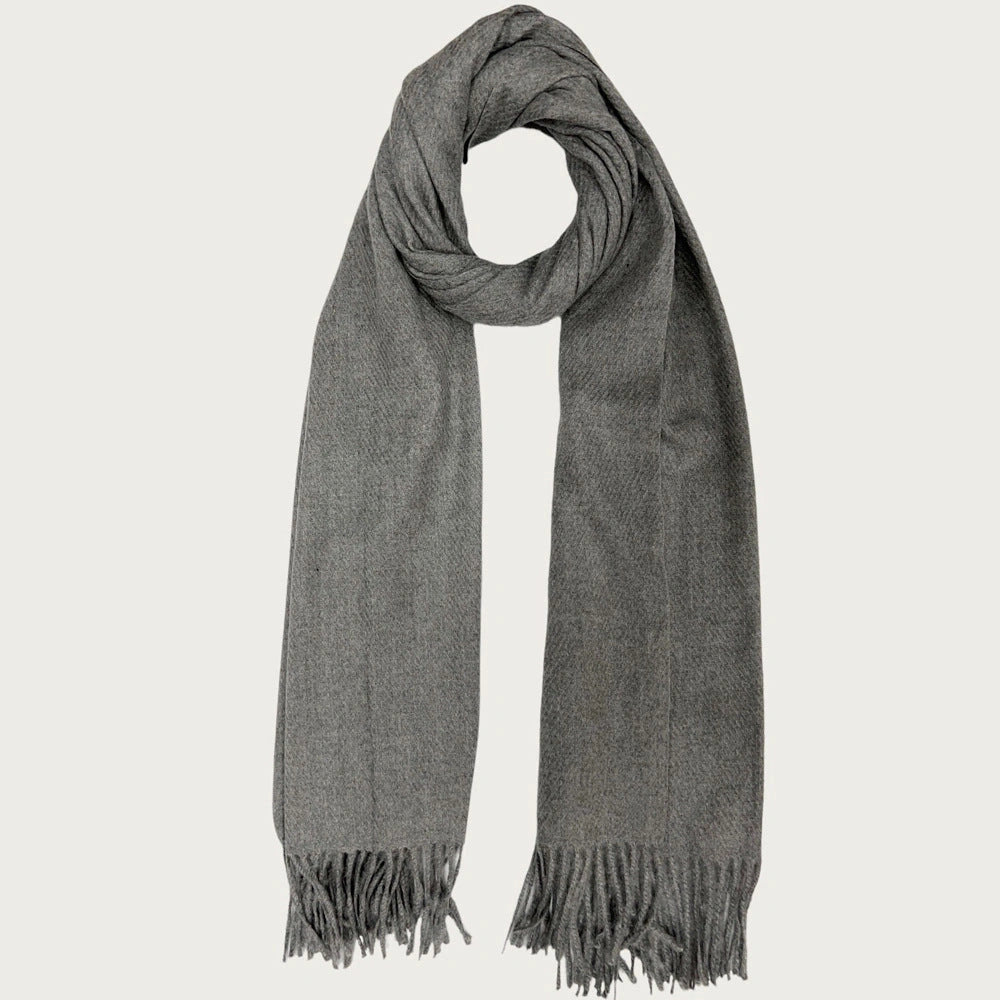 Eastern Aura Cashmere-Feel Solid Winter Scarf Wrap — product detail image 37