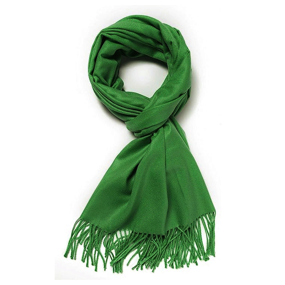 Eastern Aura Cashmere-Feel Solid Winter Scarf Wrap — product detail image 40