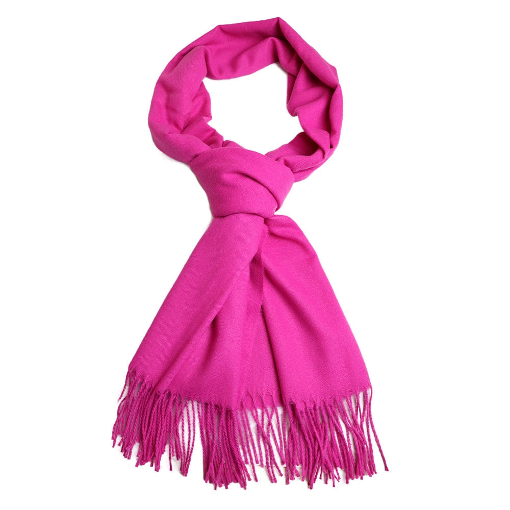 Eastern Aura Cashmere-Feel Solid Winter Scarf Wrap — product detail image 43