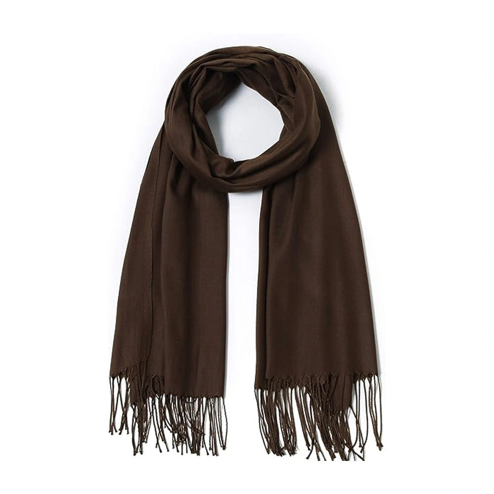 Eastern Aura Cashmere-Feel Solid Winter Scarf Wrap — product detail image 46