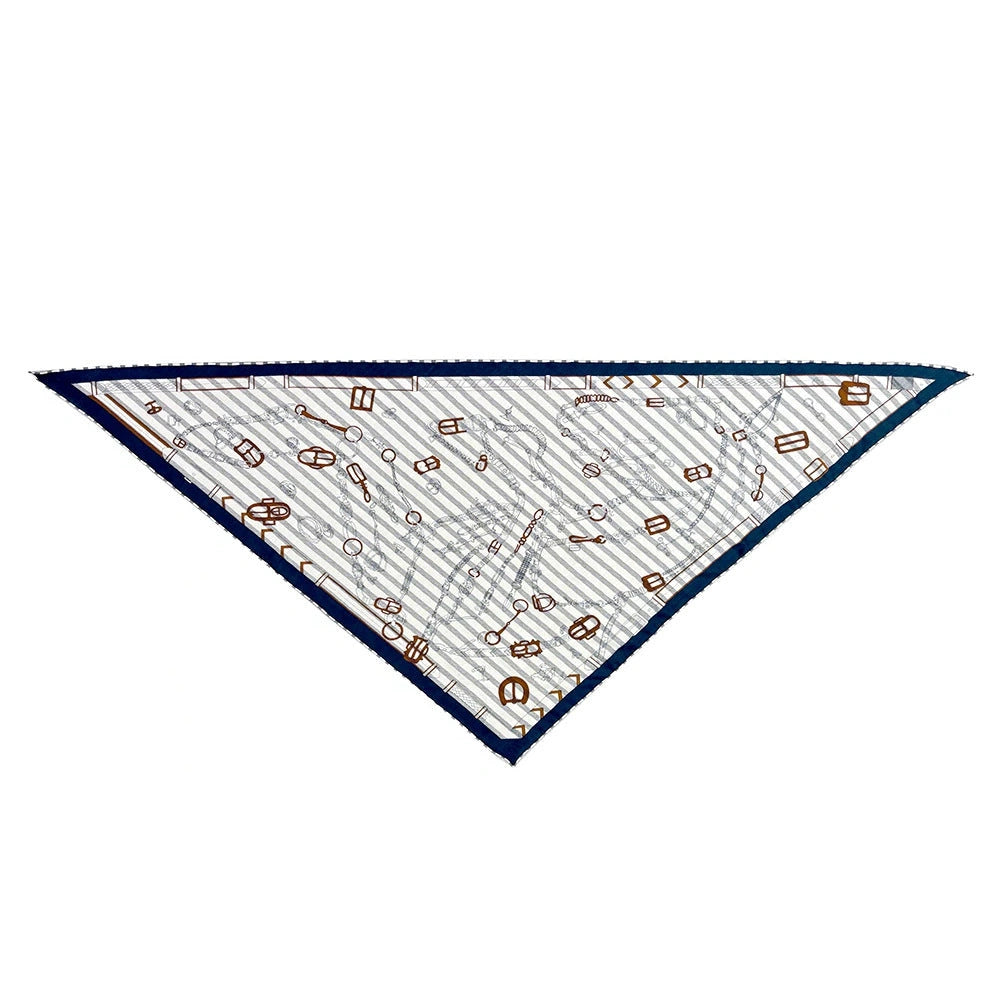 Eastern Aura Double-Sided Triangle Wrap Scarf — product detail image 5