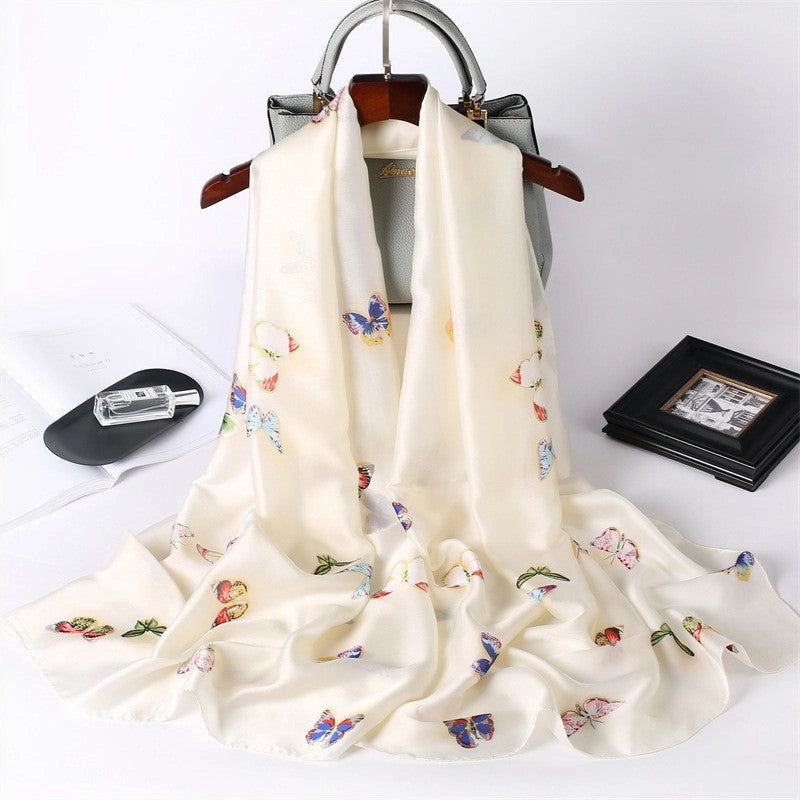 Eastern Aura Sun-Ready Satin Silk-Feel Scarf — hero product image 1