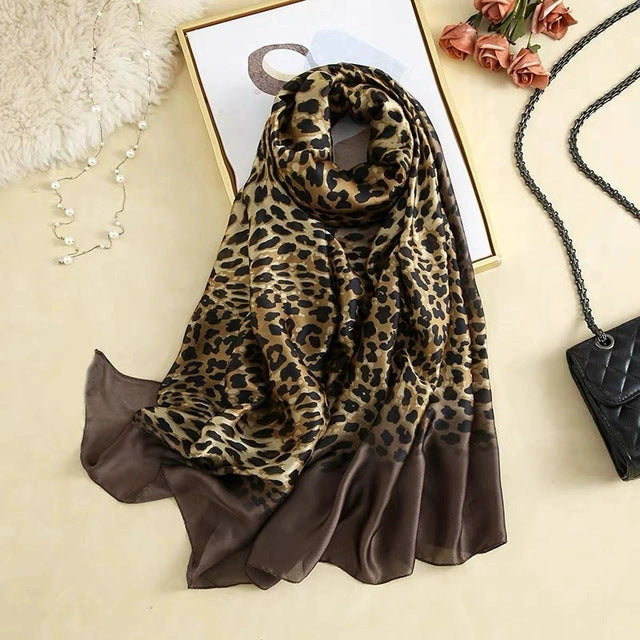 Eastern Aura Sun-Ready Satin Silk-Feel Scarf — product detail image 9