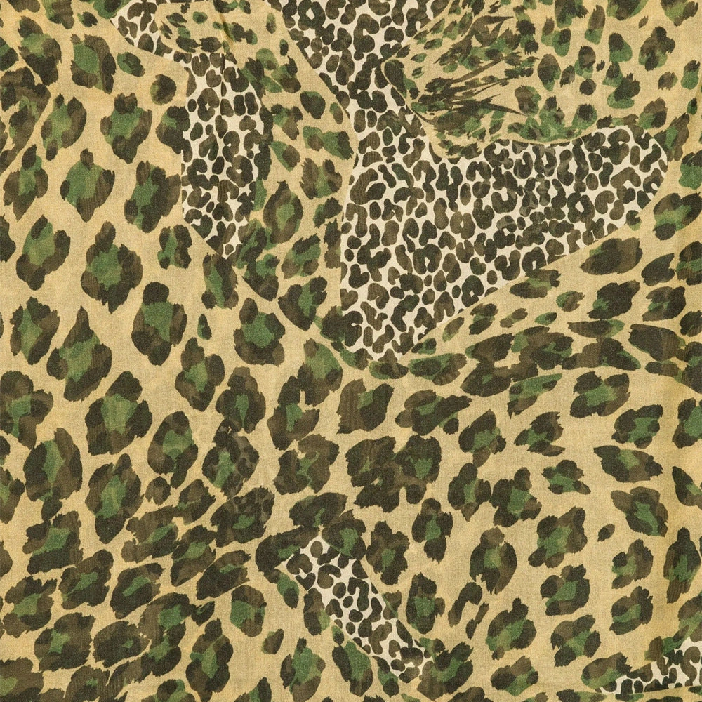 Eastern Aura Leopard Chiffon-Feel Summer Shawl — product detail image 3