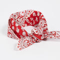 Eastern Aura Paisley Cotton-Feel Square Scarf — product detail image 6