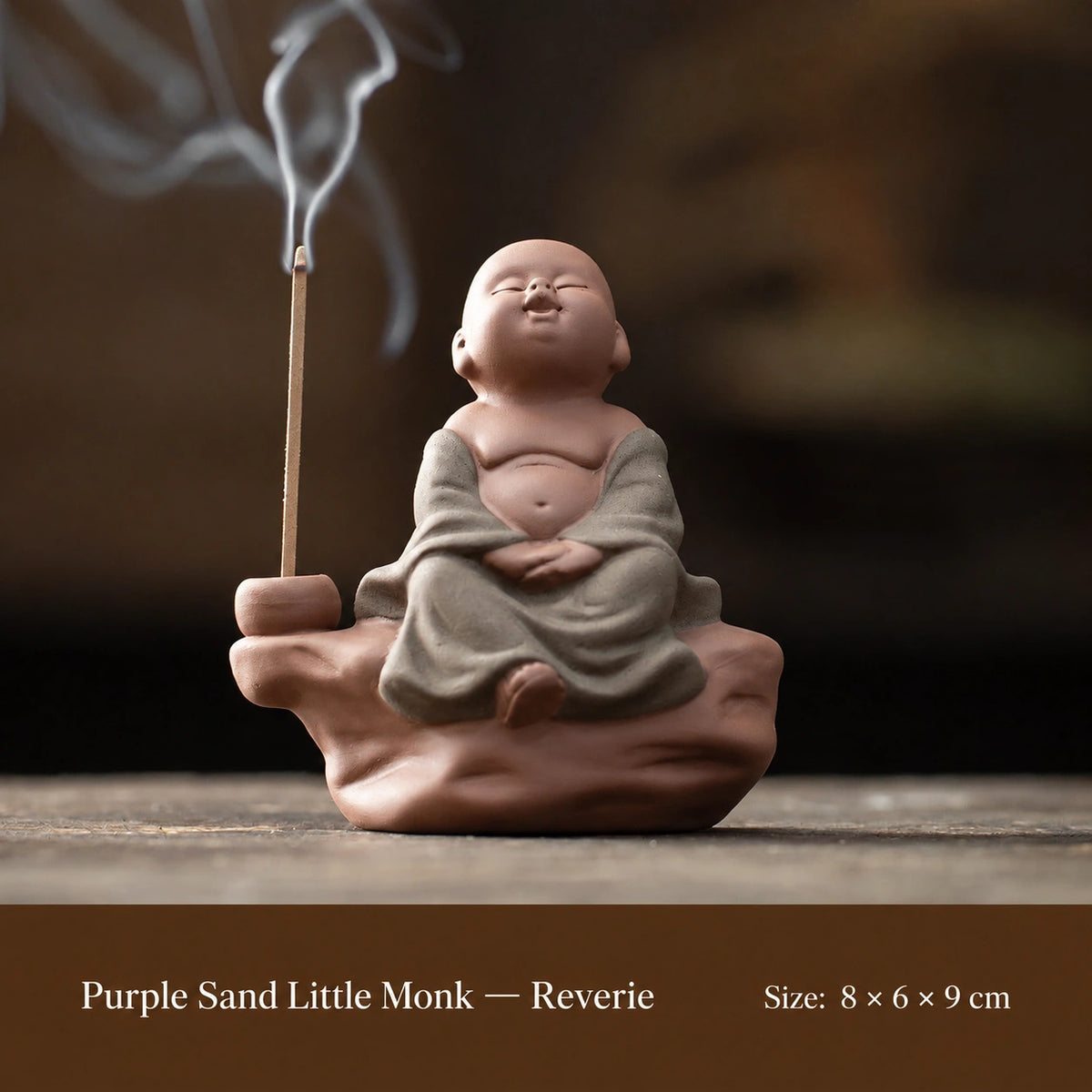 Little Monk Incense Holder Sculpture - Eastern Aura product image 10
