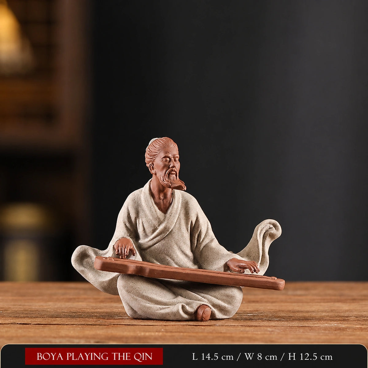 Laozi Contemplative Ceramic Figure - Eastern Aura product image 10
