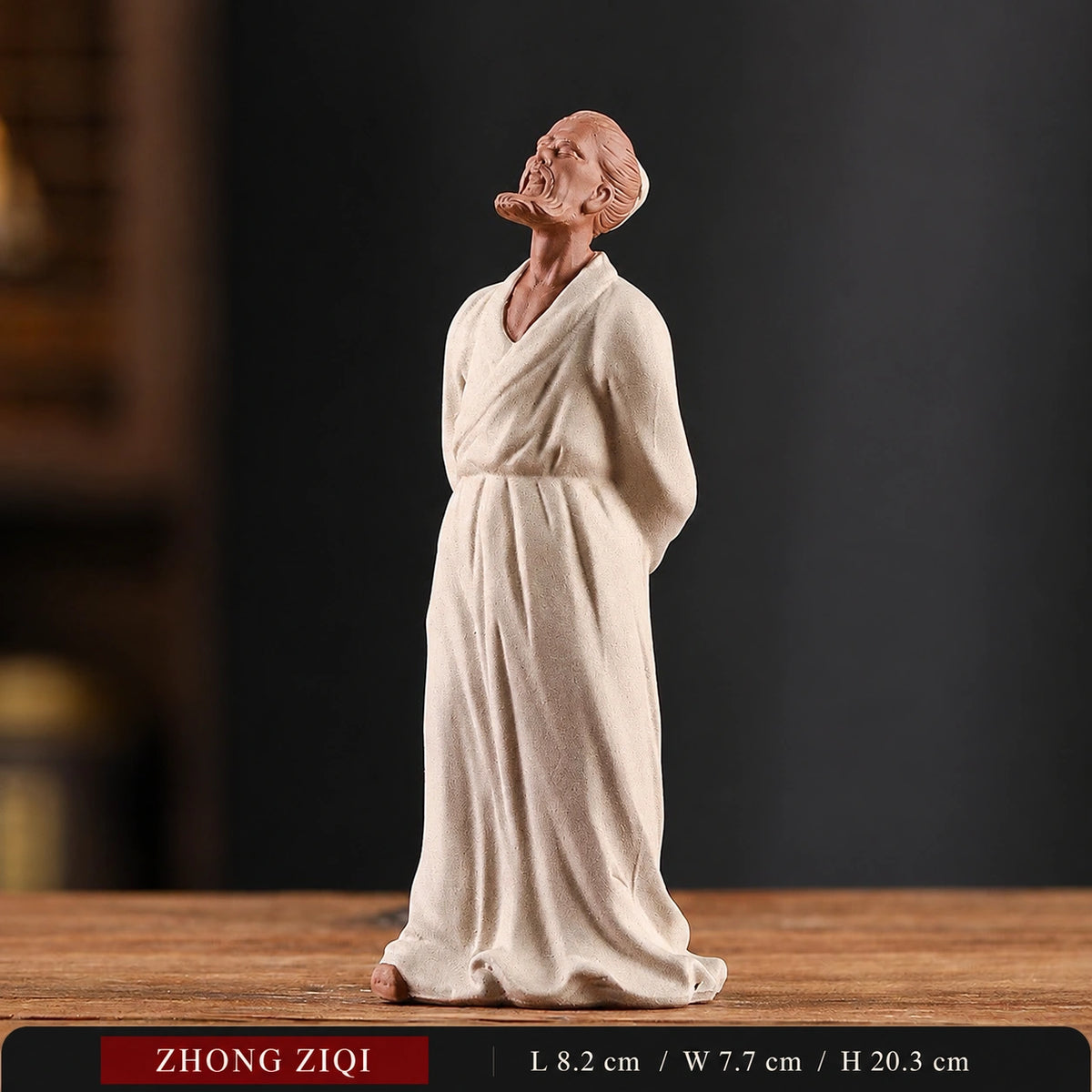 Laozi Contemplative Ceramic Figure - Eastern Aura product image 11