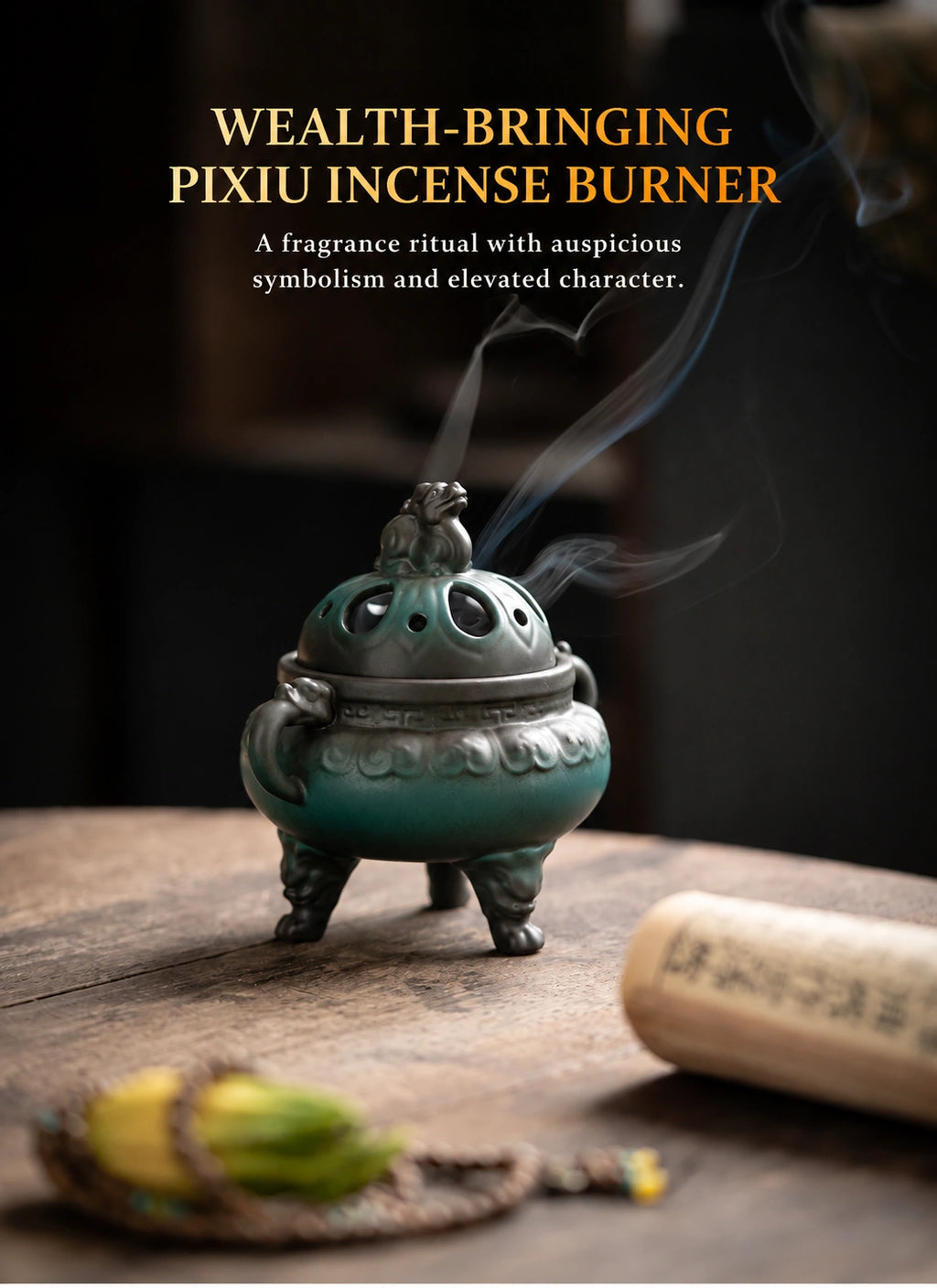 Three-Legged Guardian Incense Burner - Eastern Aura product image 15