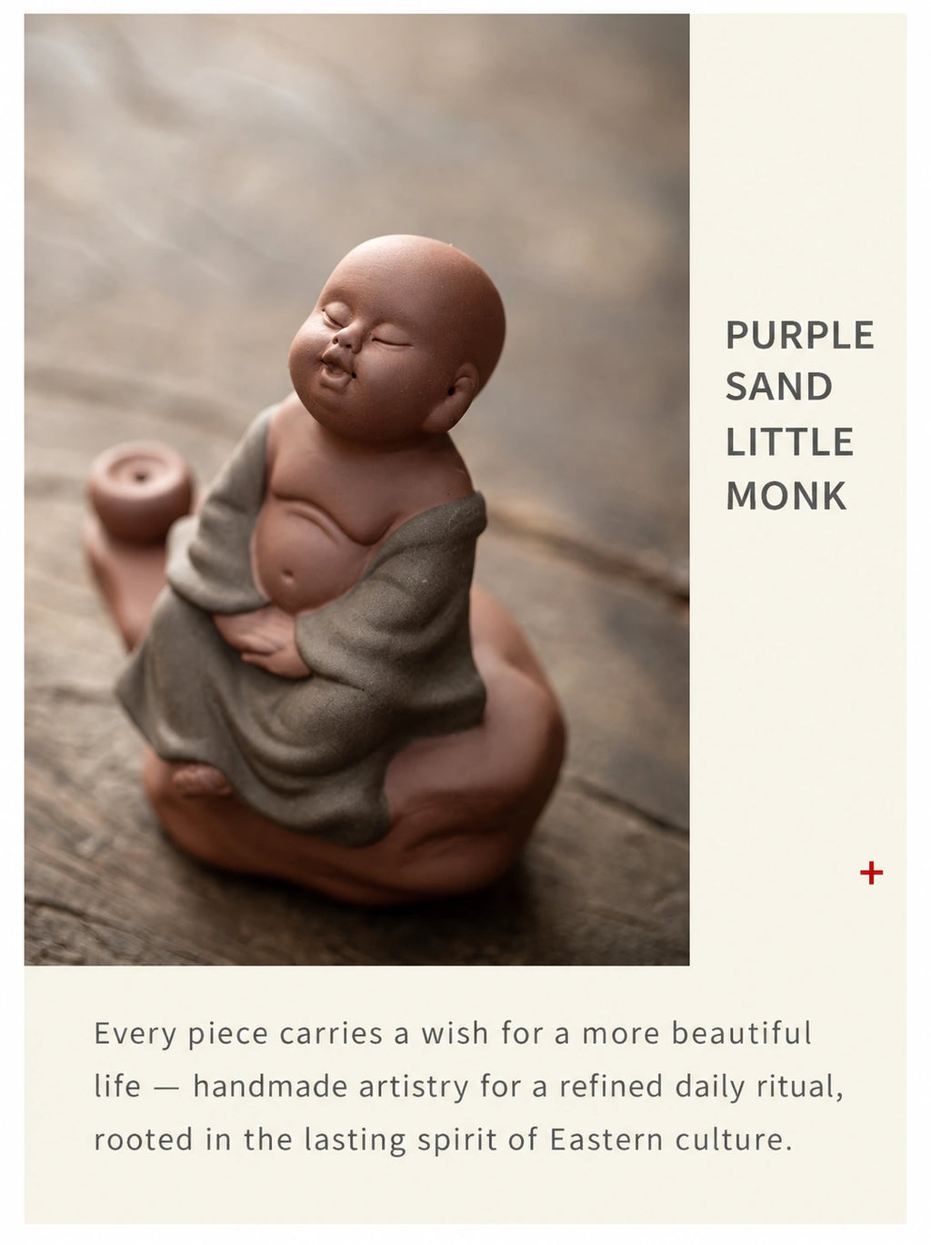 Little Monk Incense Holder Sculpture - Eastern Aura product image 19