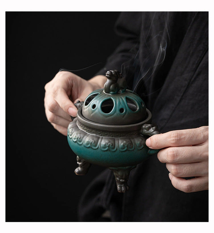 Three-Legged Guardian Incense Burner - Eastern Aura product image 19
