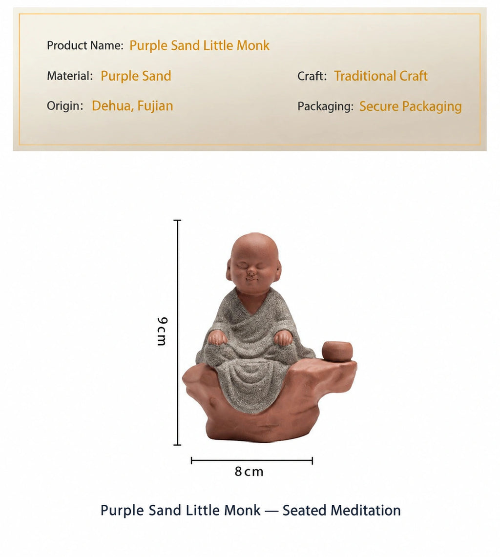 Little Monk Incense Holder Sculpture - Eastern Aura product image 21